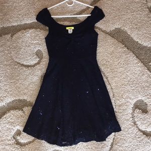 Navy blue dress